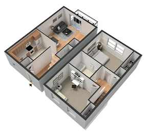 2 bed 1.5 bath at Savan Pointe Apartments, Savannah, GA